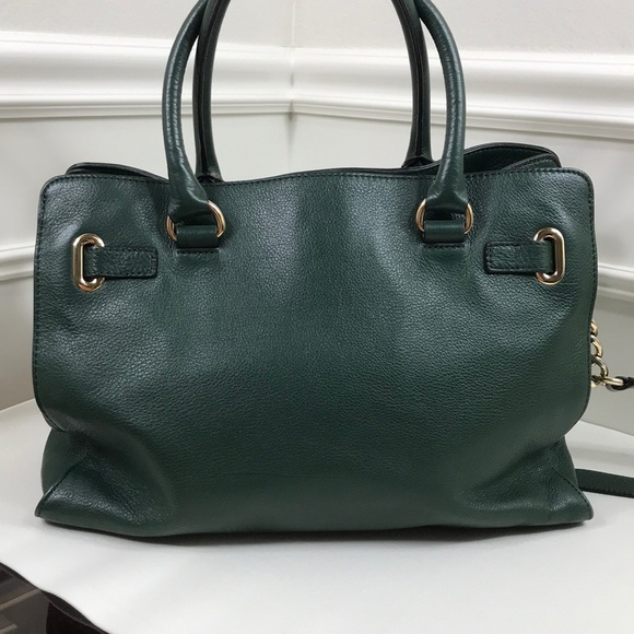 Micheal kors Hamilton bag green excellent - Picture 4 of 8